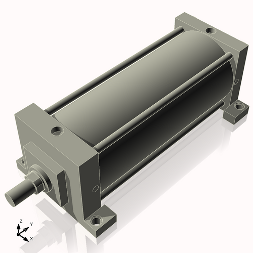 Isometric View of 7ASL15NCK1.75