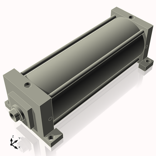 Isometric View of 7ASL18NCK1.75S4