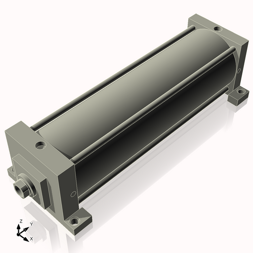 Isometric View of 7ASL22NCK1.75S4