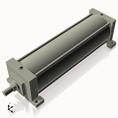 Isometric View of 7ASL23NCK1.75