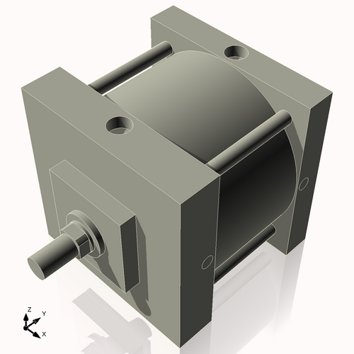 Isometric View of 8AC3NC