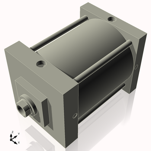 Isometric View of 8AC7CCK1.75S4