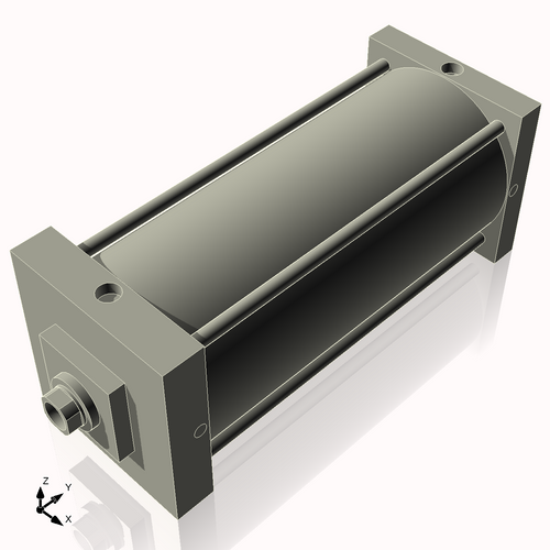 Isometric View of 8AC16NCK1.75S4