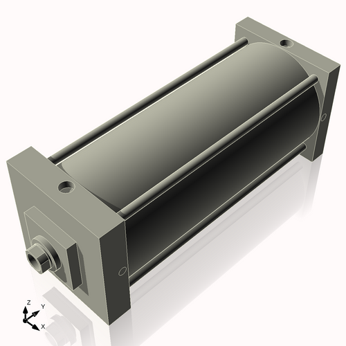 Isometric View of 8AC17NCK1.75S4