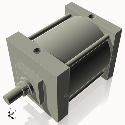 Isometric View of 8ASF6NCK1.75