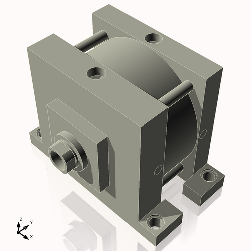 Isometric View of 8ASL1NCK1.75S4