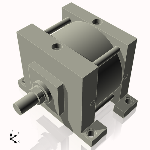 Isometric View of 8ASL2NCK1.75