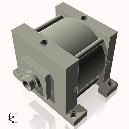 Isometric View of 8ASL3CCK1.75S4