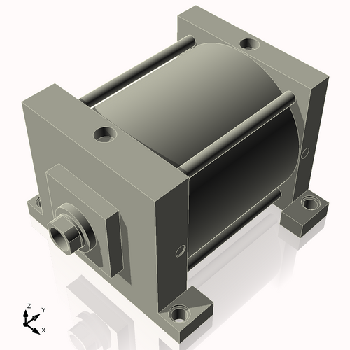 Isometric View of 8ASL6CCK1.75S4