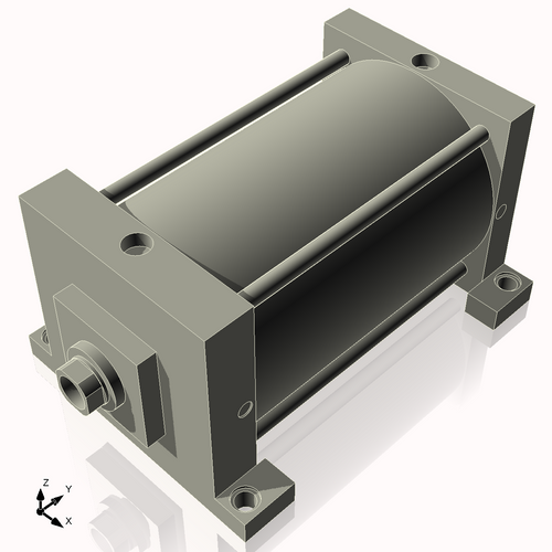 Isometric View of 8ASL10CCK1.75S4