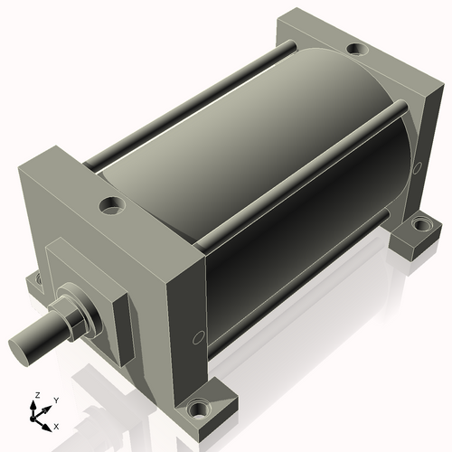 Isometric View of 8ASL11NCK1.75