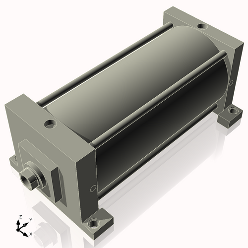 Isometric View of 8ASL15NCK1.75S4