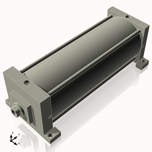 Isometric View of 8ASL20CCK1.75S4