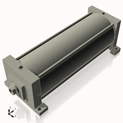 Isometric View of 8ASL21NCK1.75S4