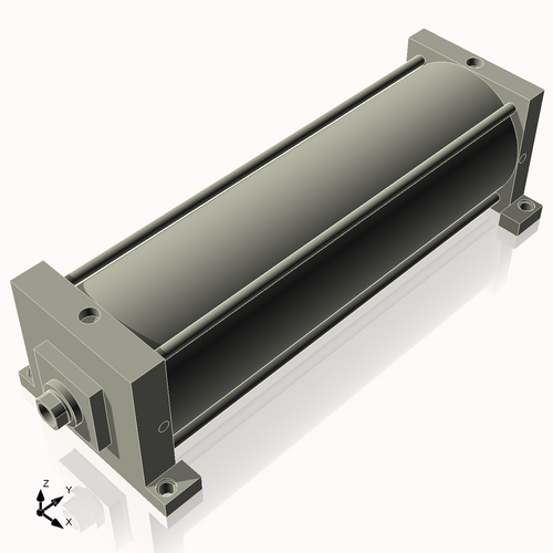 Isometric View of 8ASL24NCK1.75S4