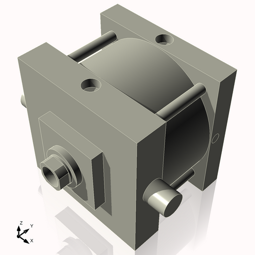 Isometric View of 8ATF2NCK1.75S4