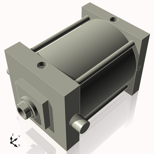 Isometric View of 8ATF7NCK1.75S4
