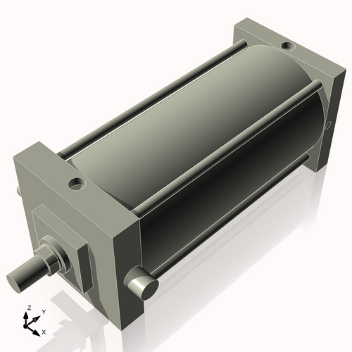 Isometric View of 8ATF15NCK1.75