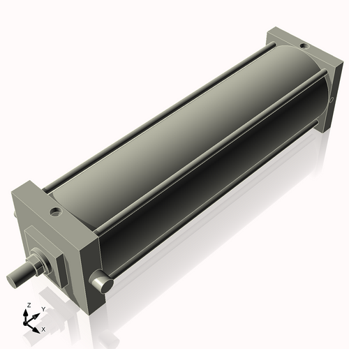 Isometric View of 8ATF28NCK1.75