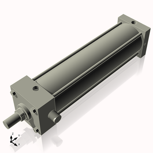 Isometric View of 4ATF14NCK1.375