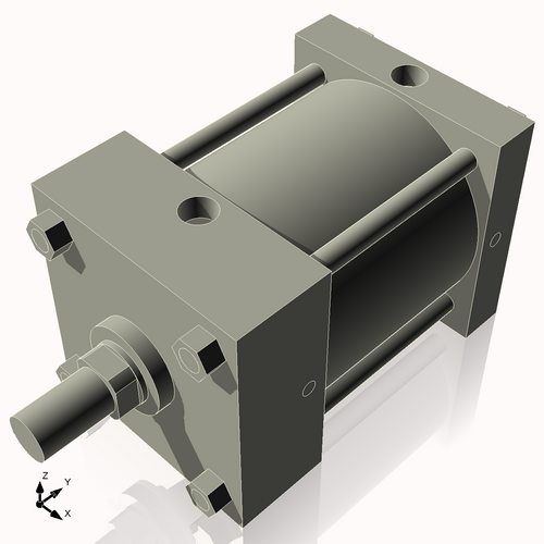Isometric View of 5AC3NCK1.375
