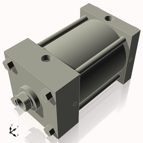 Isometric View of 5AC4NCK1.375S4