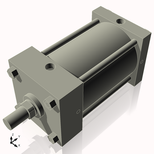 Isometric View of 5AC5NCK1.375