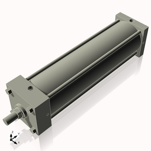 Isometric View of 5AC17NCK1.375