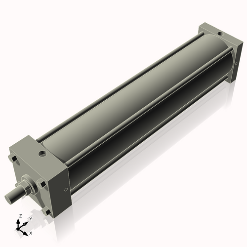 Isometric View of 5AC23NCK1.375