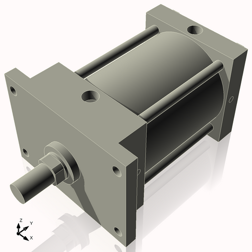 Isometric View of 5AFF4NCK1.375