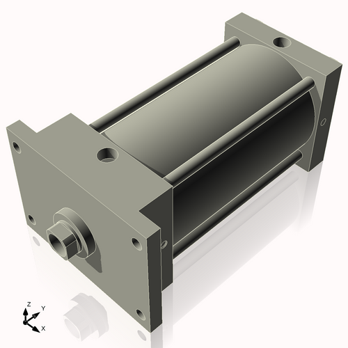 Isometric View of 5AFF7CCK1.375S4