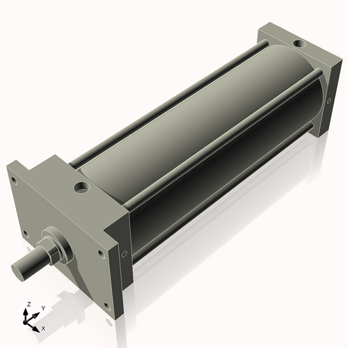 Isometric View of 5AFF14NCK1.375