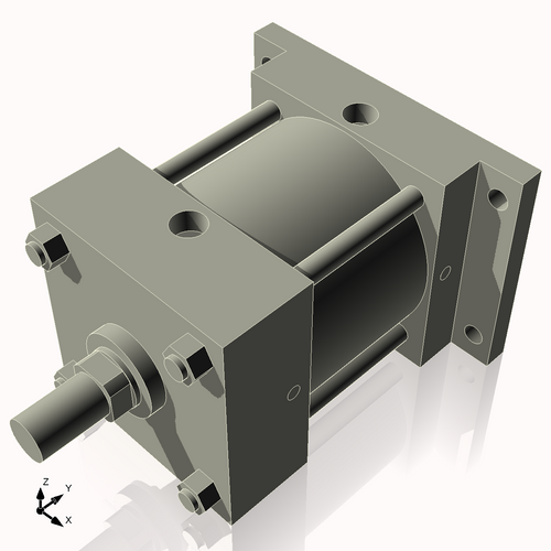 Isometric View of 5ARF2NCK1.375