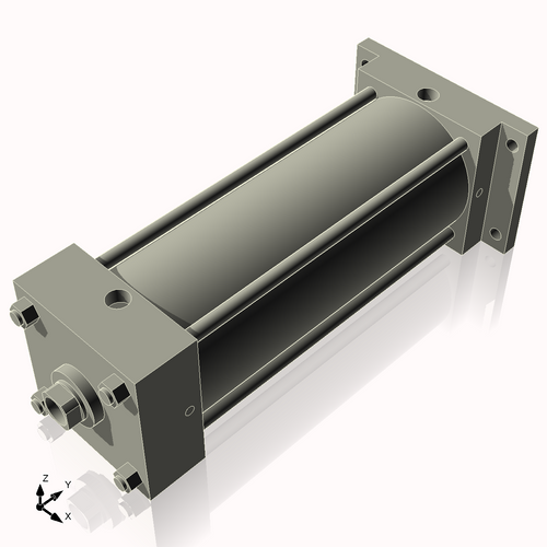Isometric View of 5ARF11NCK1.375S4