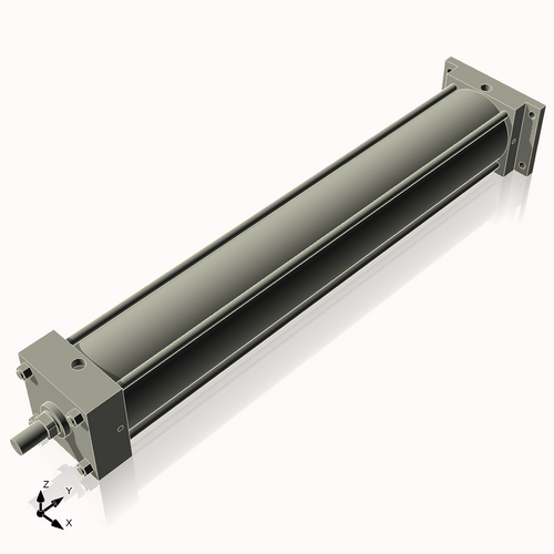 Isometric View of 5ARF30NCK1.375