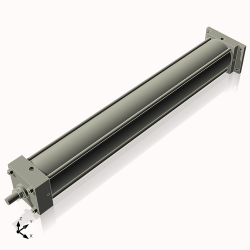 Isometric View of 5ARF36NCK1.375