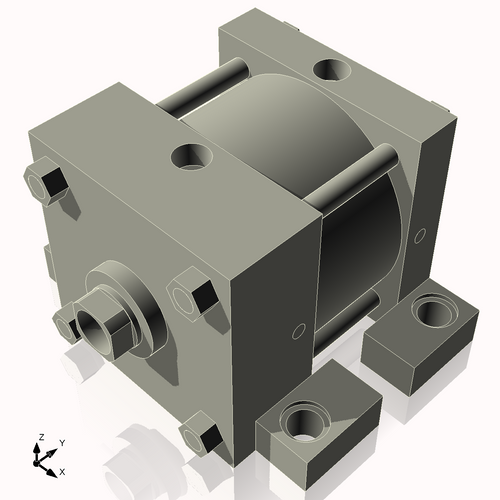 Isometric View of 5ASL1NCK1.375S4