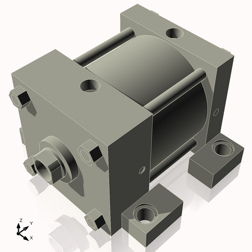 Isometric View of 5ASL2CCK1.375S4