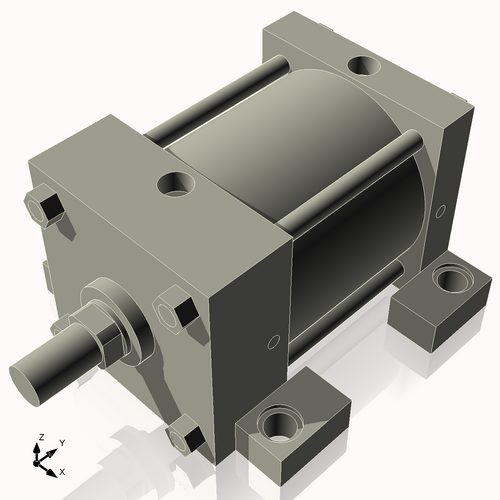 Isometric View of 5ASL3NCK1.375