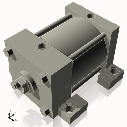 Isometric View of 5ASL3NCK1.375S4