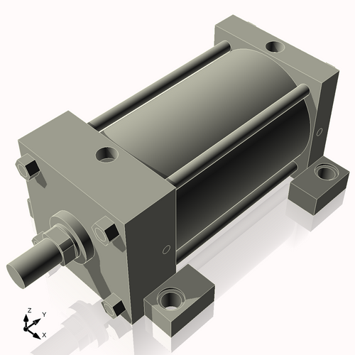 Isometric View of 5ASL6NCK1.375