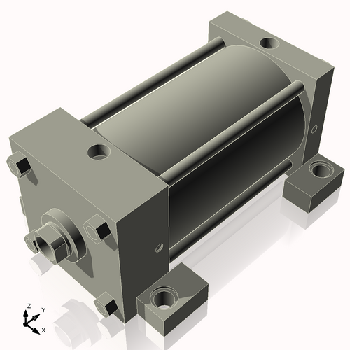 Isometric View of 5ASL6CCK1.375S4