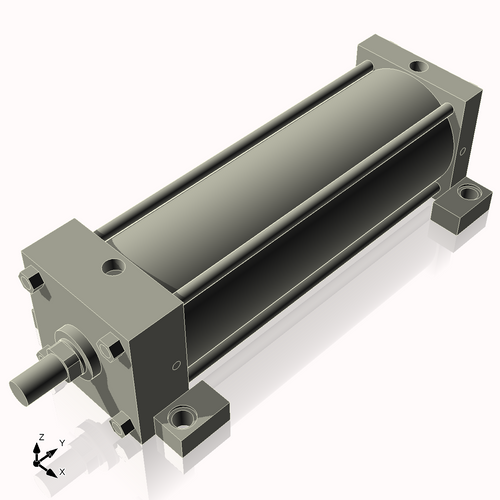Isometric View of 5ASL13NCK1.375