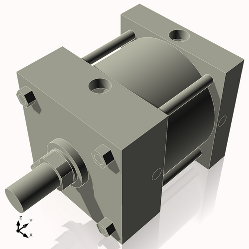 Isometric View of 6AC2NCK1.75