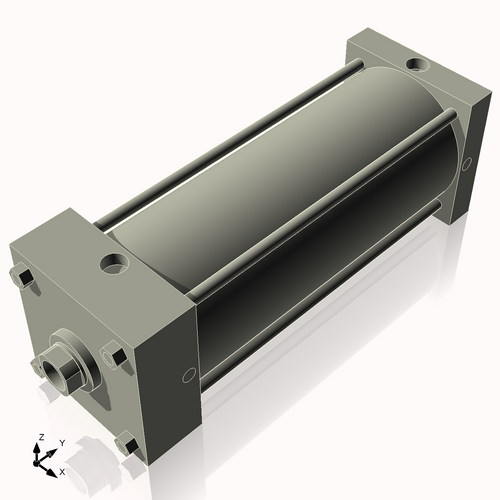 Isometric View of 6AC13NCK1.75S4