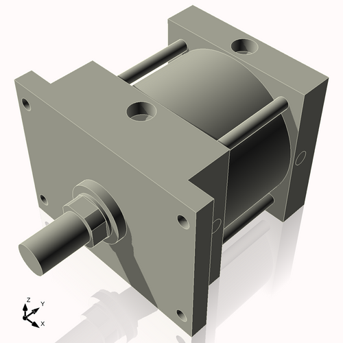 Isometric View of 6AFF2NCK1.75