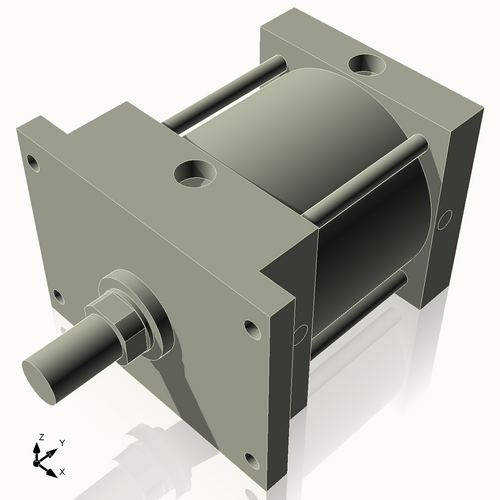 Isometric View of 6AFF3NCK1.75