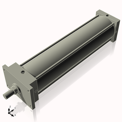 Isometric View of 6AFF24NCK1.75