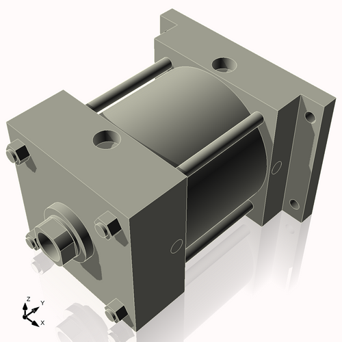 Isometric View of 6ARF3NCK1.75S4