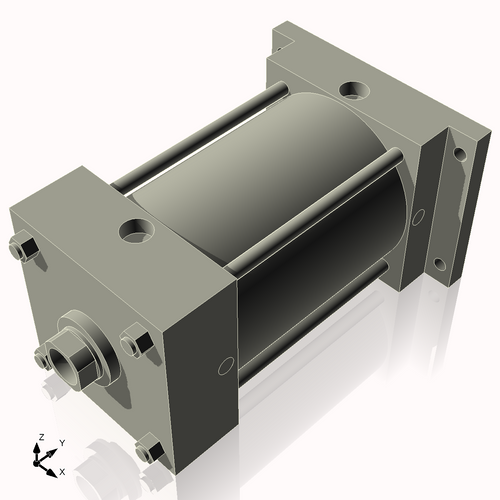 Isometric View of 6ARF6NCK1.75S4